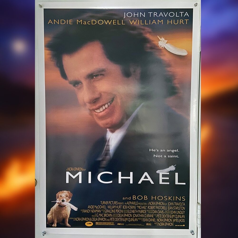 MICHAEL (1996) - ORIGINAL DOUBLE SIDED MOVIE POSTER